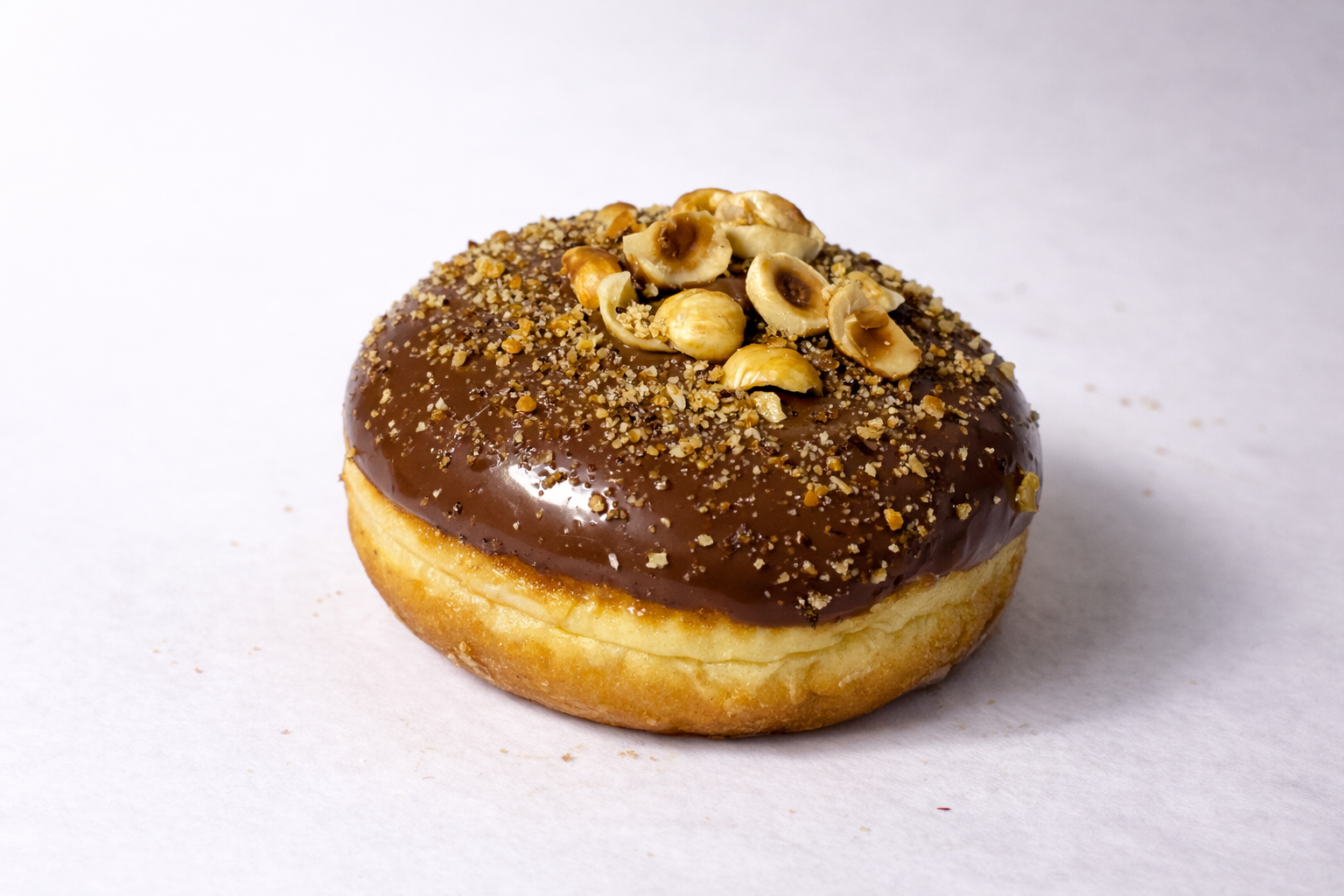 Choco Hazelnuts Filled Donut