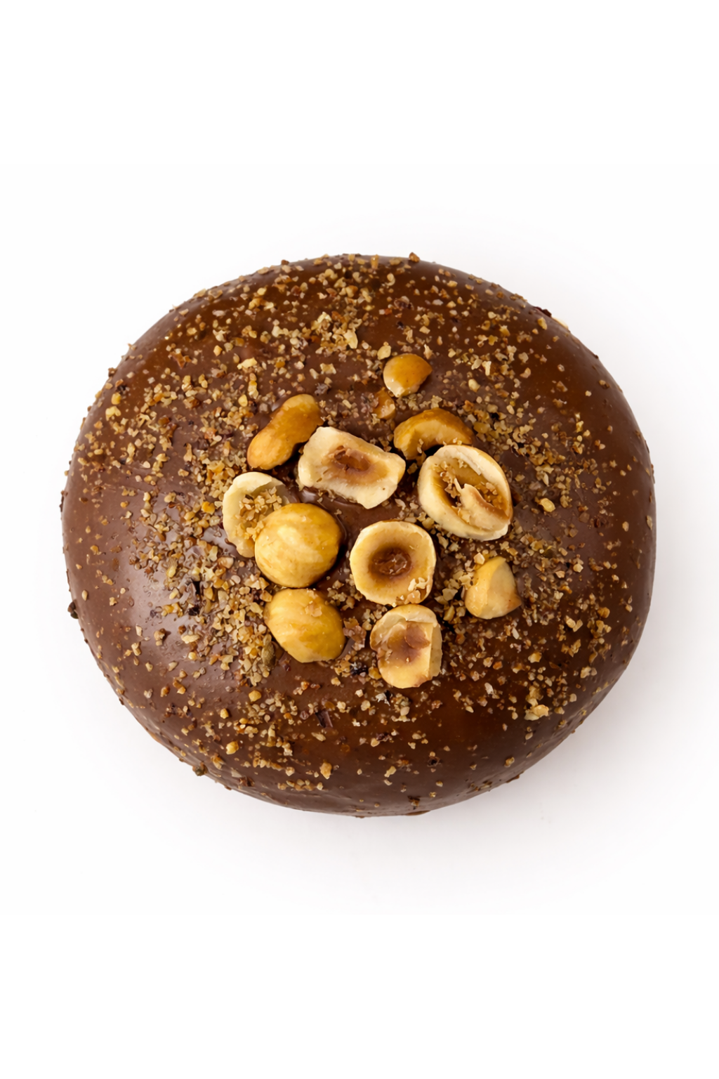 Choco Hazelnuts Filled Donut