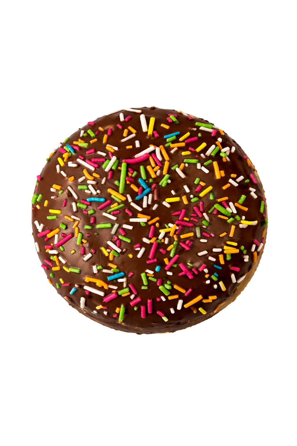 Choco Sprinkles Filled Donut