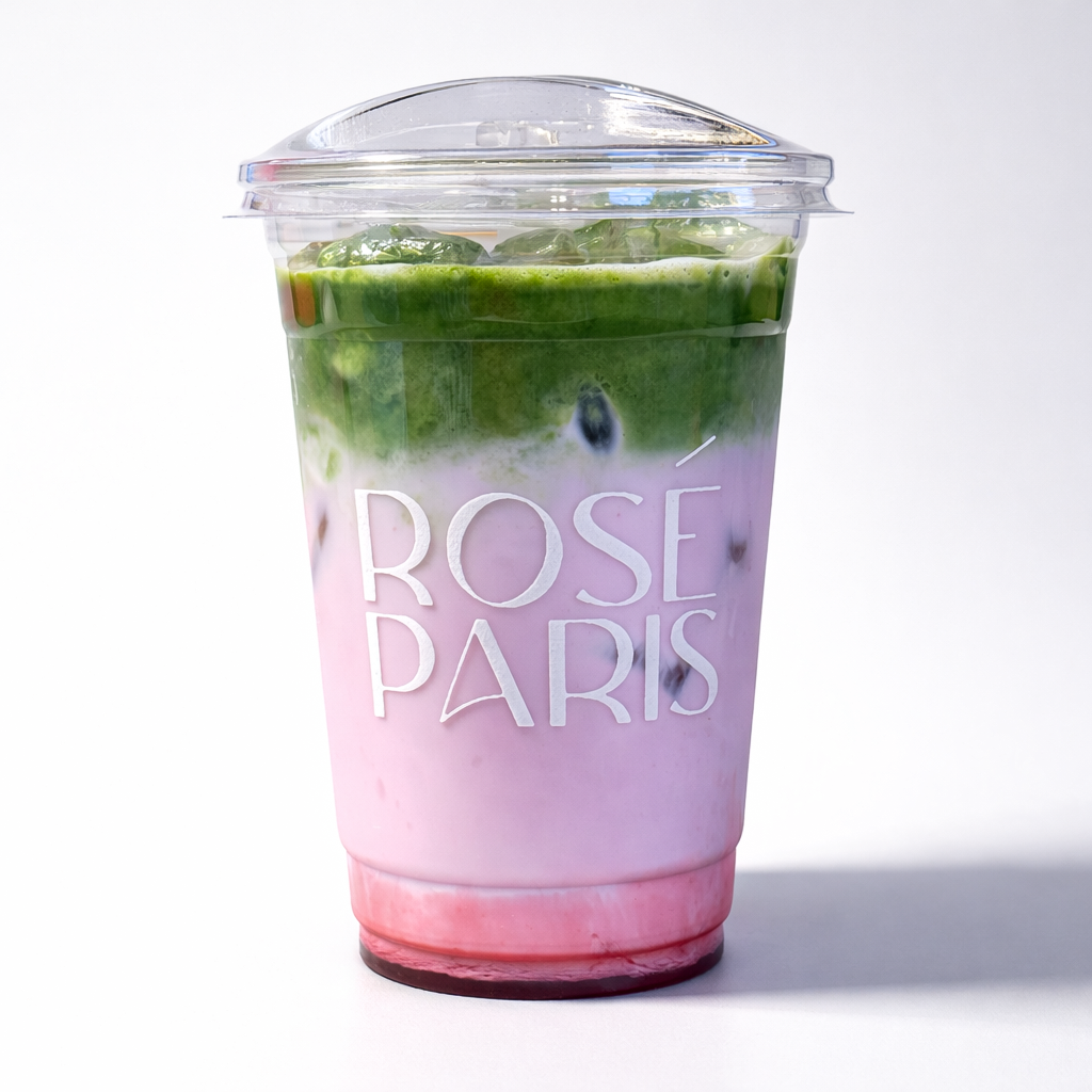 Ice Strawberry Matcha